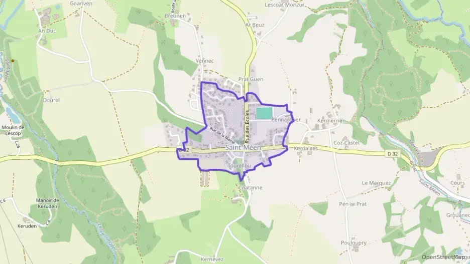 Maison 82 m² quatre pièces à vendre à Saint-Méen Maison 82 m² quatre pièces à vendre à Saint-Méen