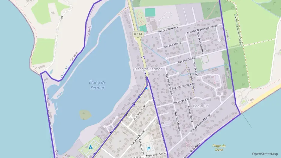 Maison 110 m² cinq pièces à vendre à Île-Tudy Maison 110 m² cinq pièces à vendre à Île-Tudy