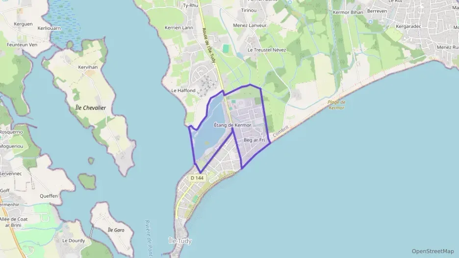 Maison 110 m² cinq pièces à vendre à Île-Tudy Maison 110 m² cinq pièces à vendre à Île-Tudy