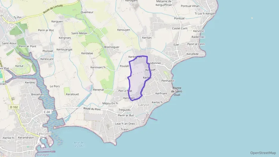 Maison 48 m² trois pièces à vendre à Loctudy