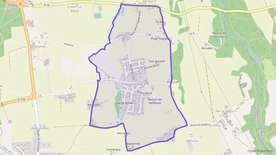 Maison 108 m² six pièces à vendre à Trégarantec Maison 108 m² six pièces à vendre à Trégarantec