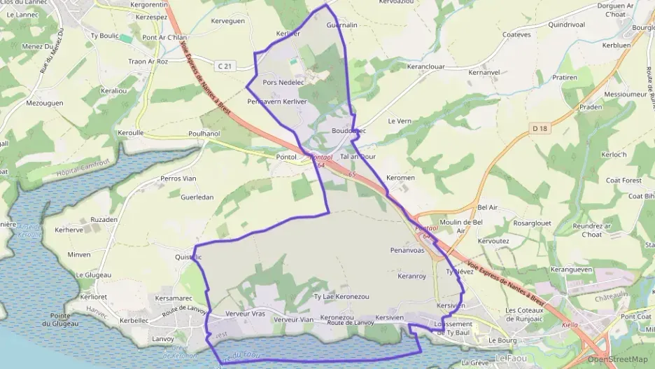 Maison 116 m² cinq pièces à vendre à Hanvec