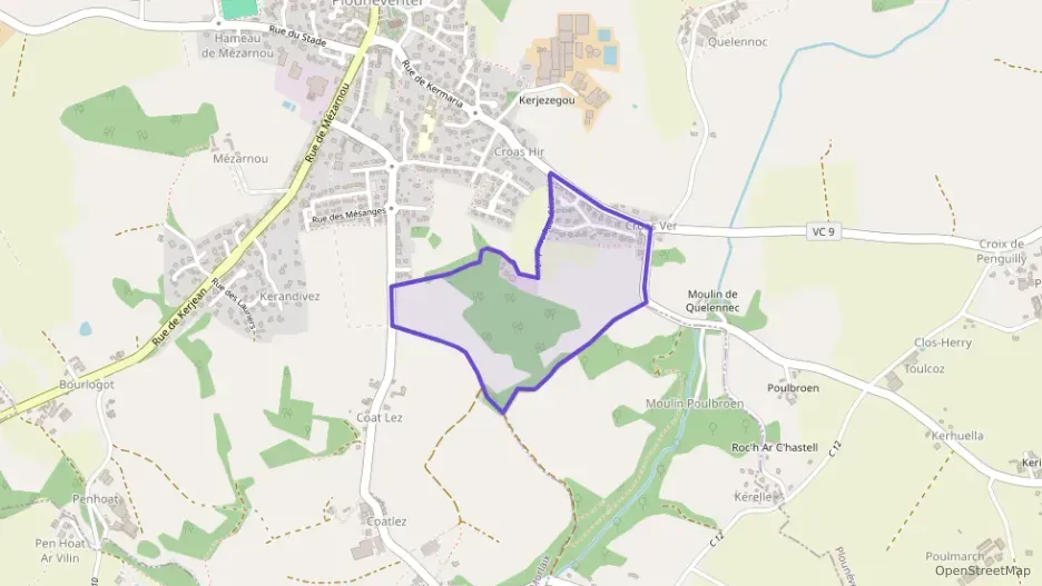 Maison 81 m² quatre pièces à vendre à Plounéventer Maison 81 m² quatre pièces à vendre à Plounéventer