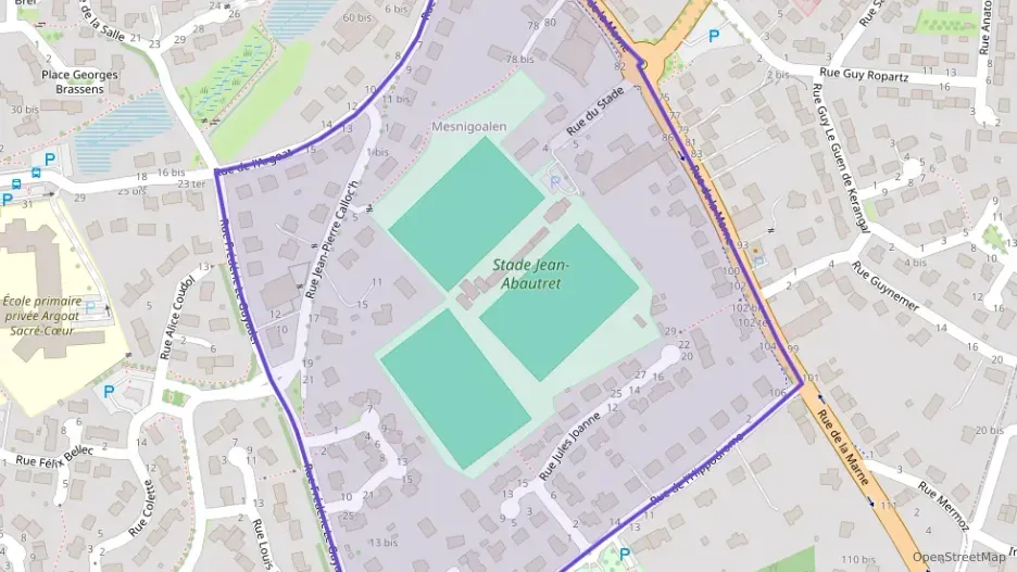 Maison 126 m² sept pièces à vendre à Lesneven