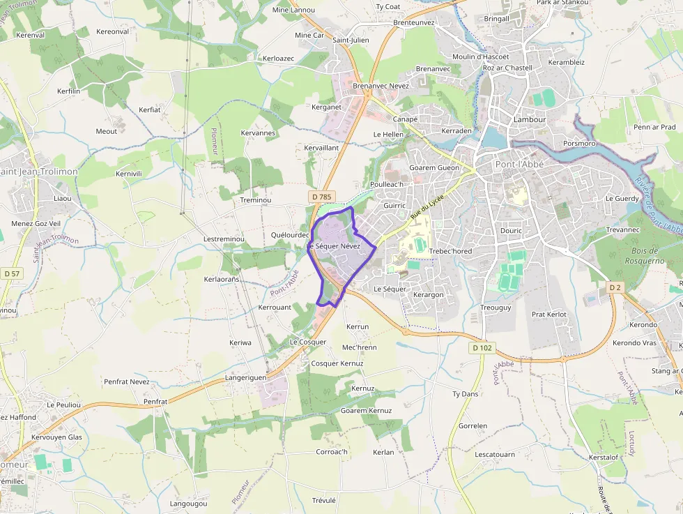 Maison 119 m² quatre pièces à vendre à Pont-l`Abbé