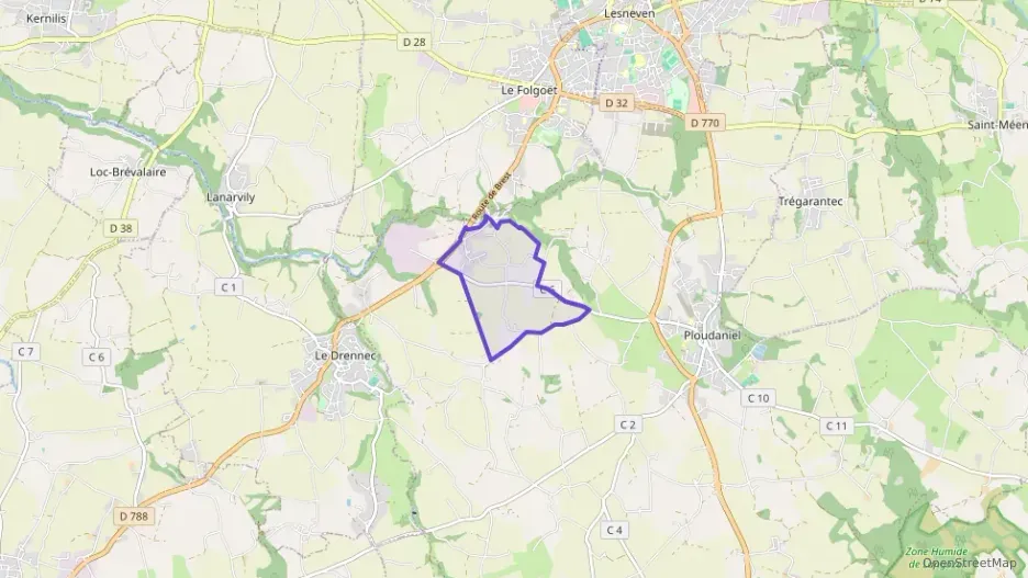 Maison 102 m² cinq pièces à vendre à Ploudaniel Maison 102 m² cinq pièces à vendre à Ploudaniel