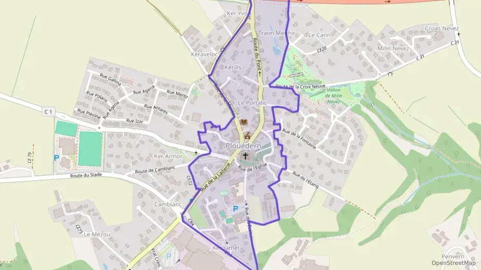 Maison 79 m² trois pièces à vendre à Plouédern