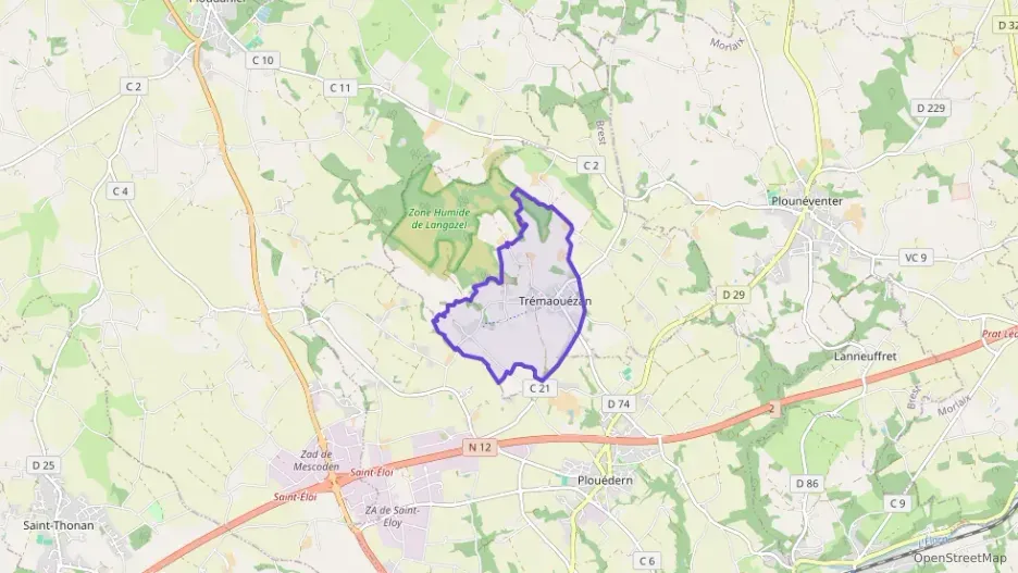 Maison 91 m² cinq pièces à vendre à Trémaouézan Maison 91 m² cinq pièces à vendre à Trémaouézan