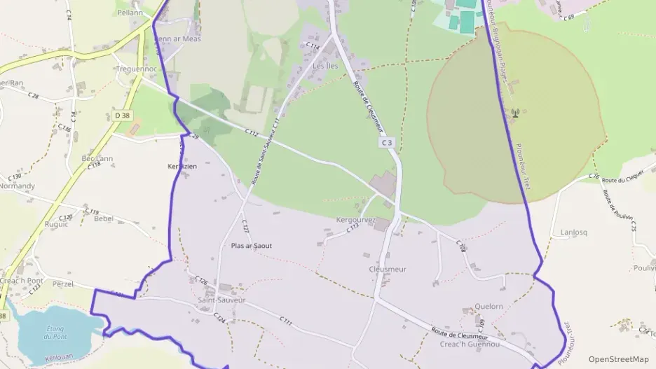 Maison 91 m² quatre pièces à vendre à Kerlouan