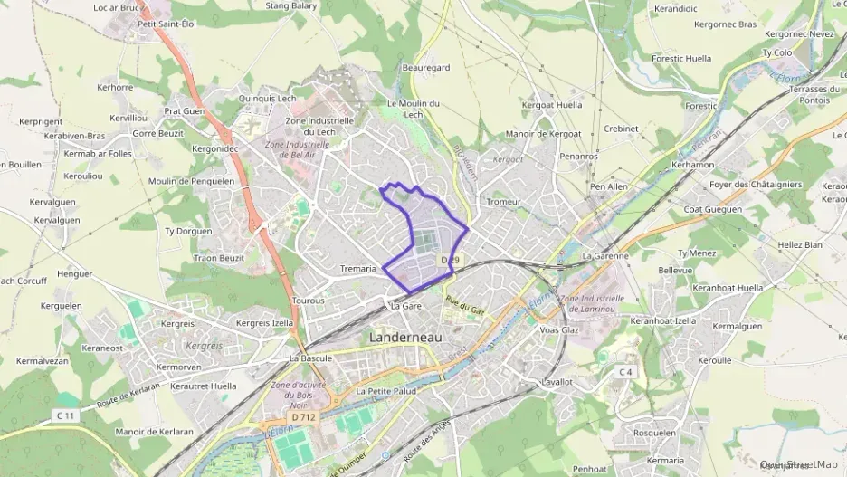 Maison 82 m² cinq pièces à vendre à Landerneau