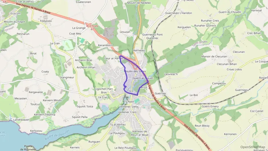 Maison 108 m² trois pièces à vendre à Daoulas Maison 108 m² trois pièces à vendre à Daoulas