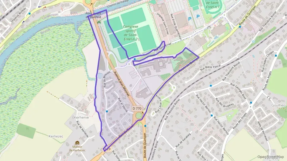 Maison 109 m² quatre pièces à vendre à Landerneau