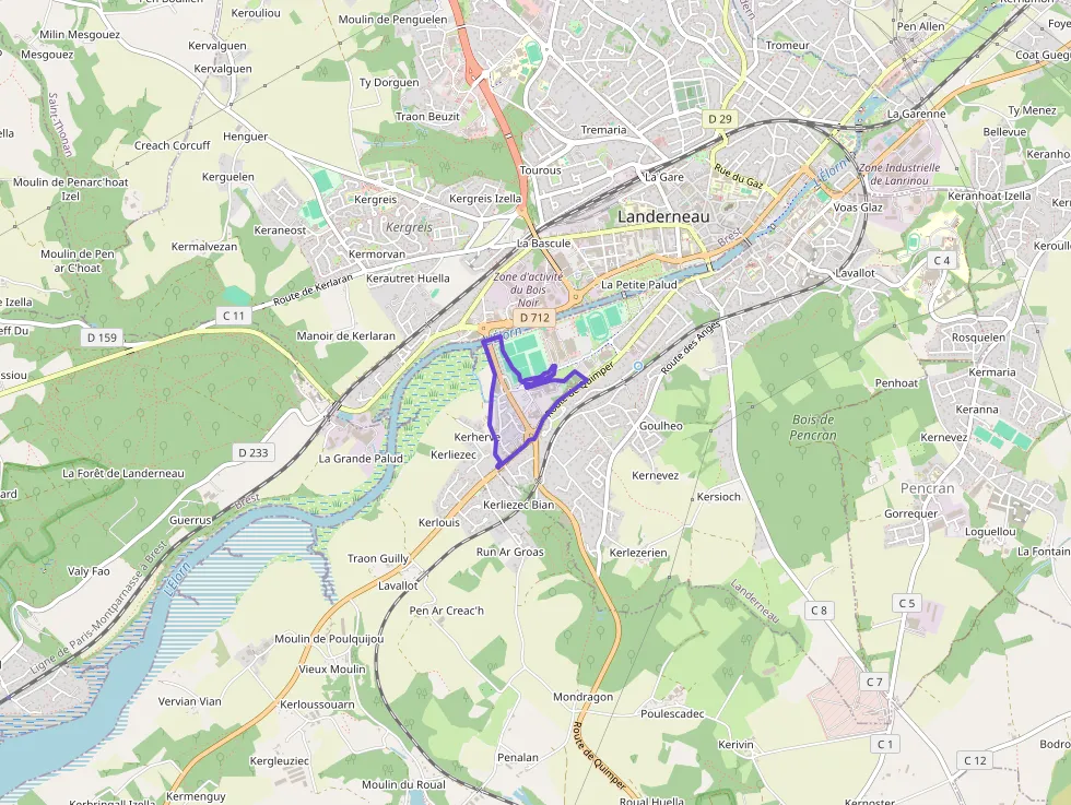 Maison 109 m² quatre pièces à vendre à Landerneau