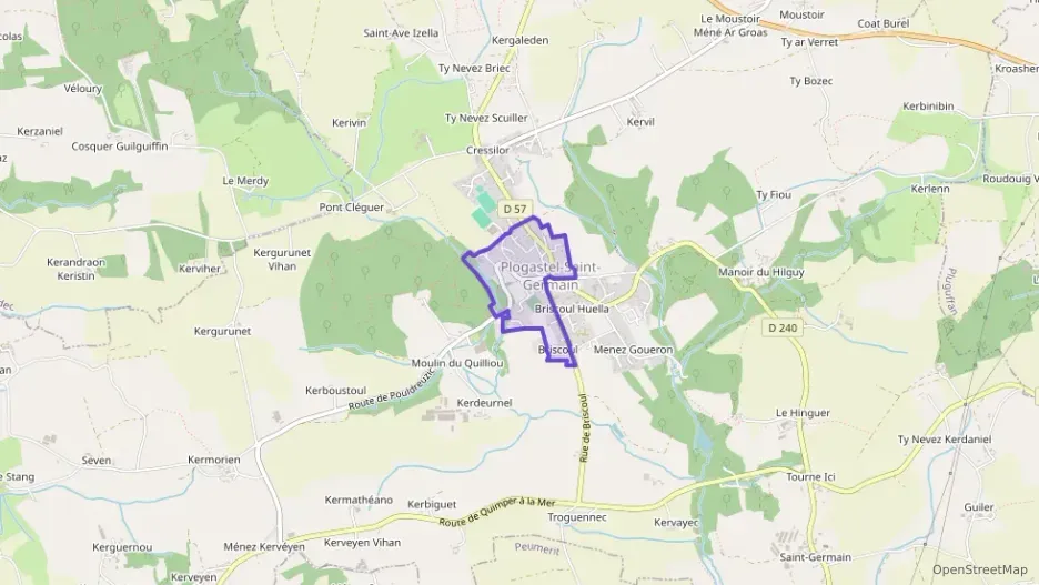 Maison 104 m² trois pièces à vendre à Plogastel-Saint-Germain Maison 104 m² trois pièces à vendre à Plogastel-Saint-Germain