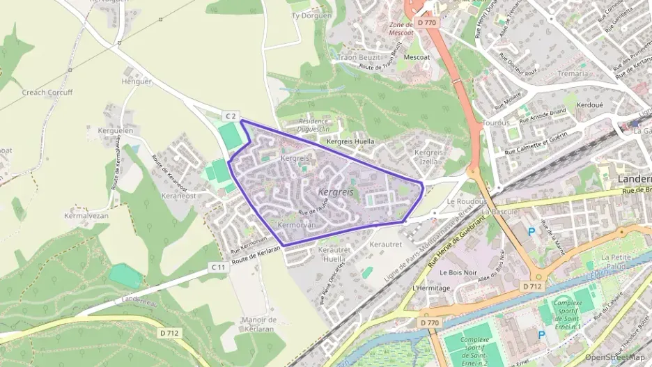Maison 117 m² sept pièces à vendre à Landerneau Maison 117 m² sept pièces à vendre à Landerneau