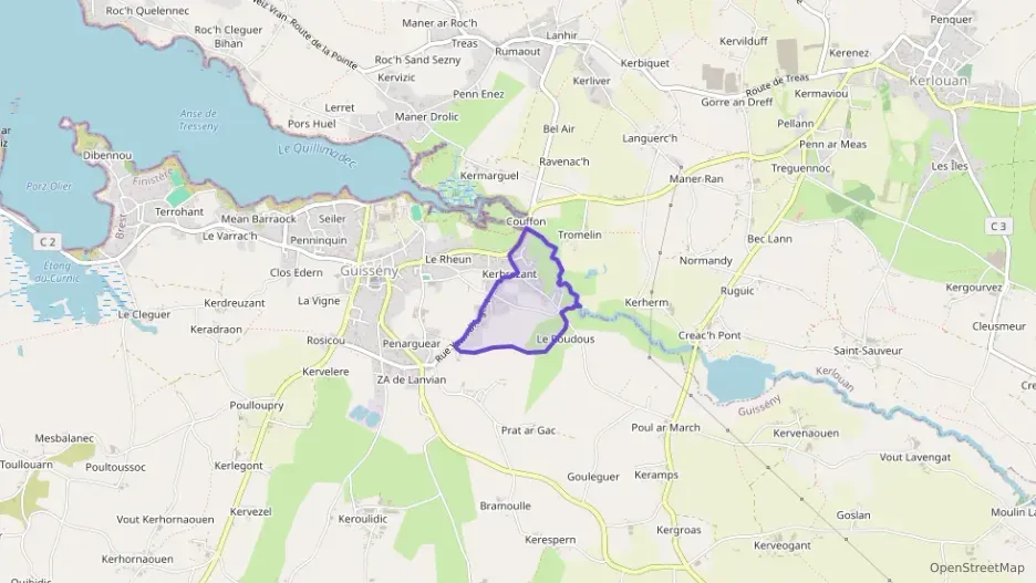 Maison 70 m² cinq pièces à vendre à Guissény Maison 70 m² cinq pièces à vendre à Guissény