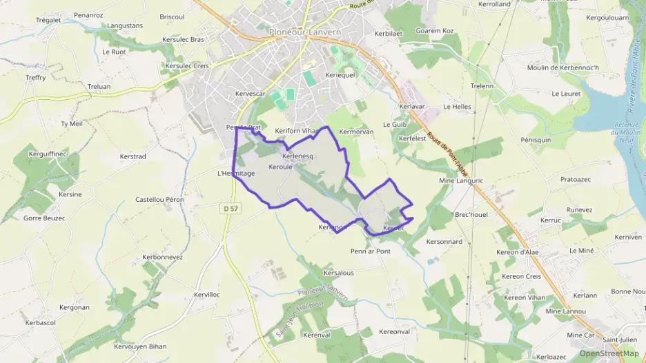 Maison 135 m² six pièces à vendre à Plonéour-Lanvern