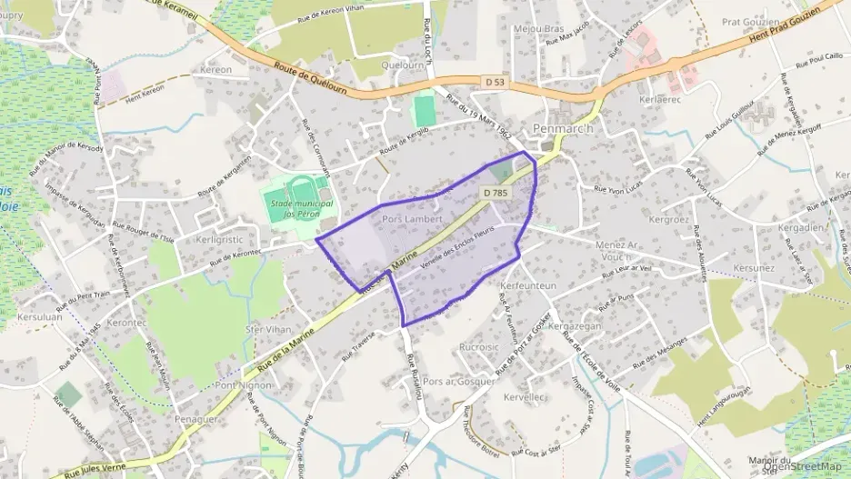 Maison 80 m² trois pièces à vendre à Penmarc`h Maison 80 m² trois pièces à vendre à Penmarc`h