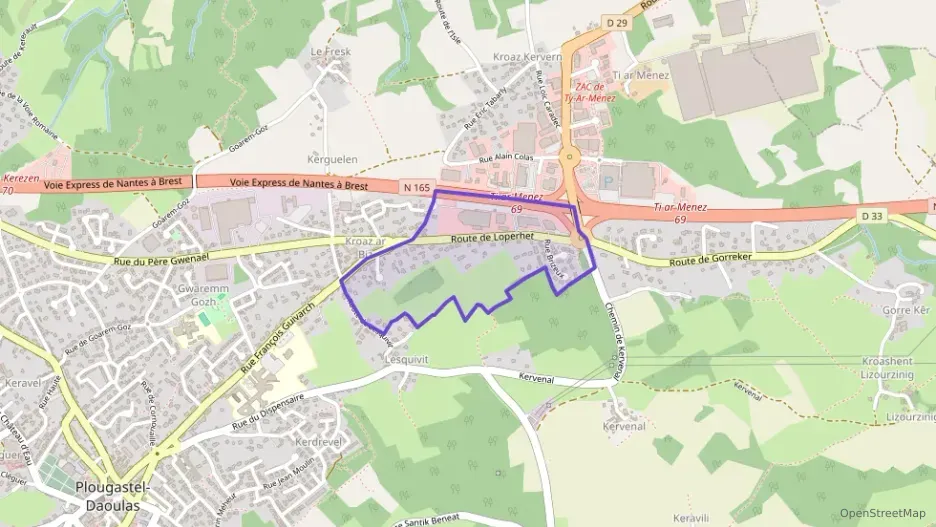 Maison 145 m² cinq pièces à vendre à Plougastel-Daoulas Maison 145 m² cinq pièces à vendre à Plougastel-Daoulas