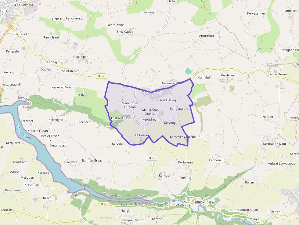 Maison 86 m² trois pièces à vendre à Plouguerneau