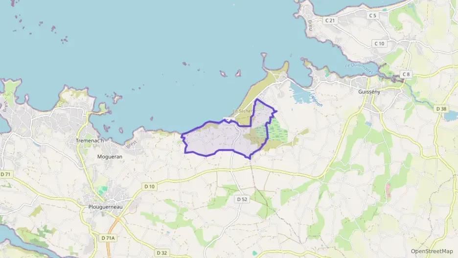 Maison 117 m² trois pièces à vendre à Plouguerneau