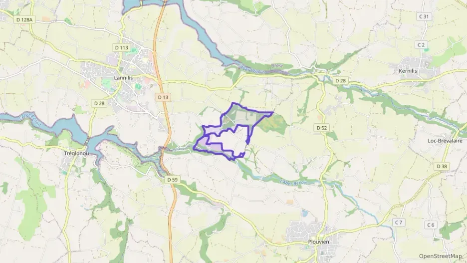 Maison 100 m² six pièces à vendre à Lannilis Maison 100 m² six pièces à vendre à Lannilis