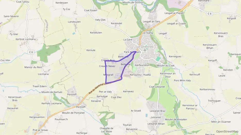 Maison 127 m² six pièces à vendre à Le Drennec