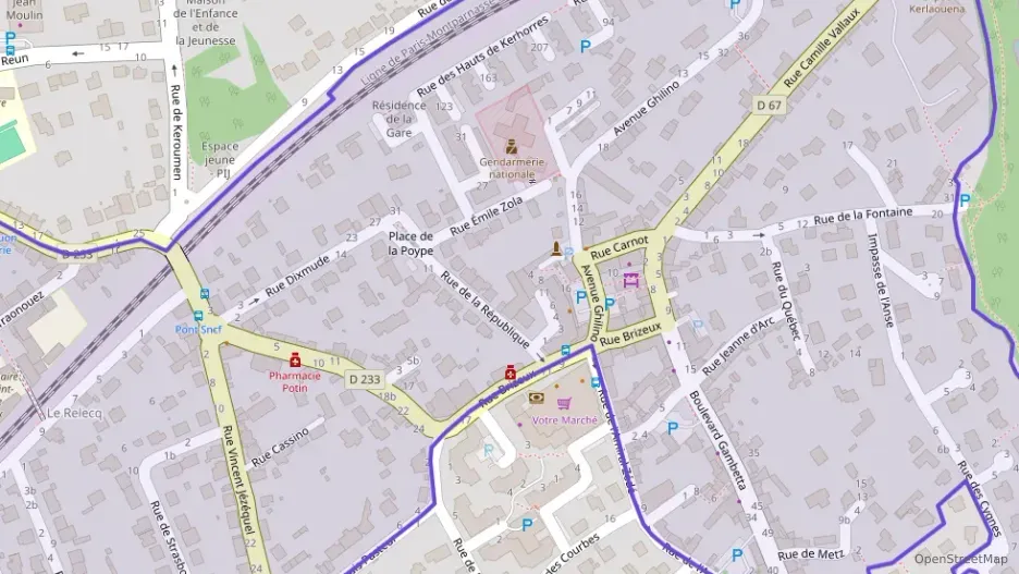 Maison 76 m² quatre pièces à vendre à Le Relecq-Kerhuon