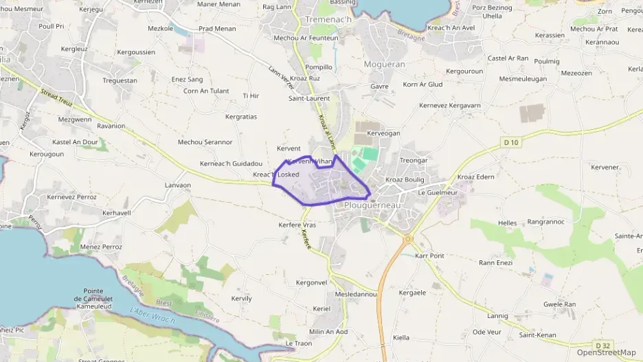 Maison 136 m² cinq pièces à vendre à Plouguerneau