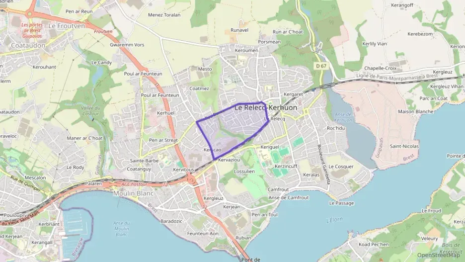 Maison 88 m² cinq pièces à vendre à Le Relecq-Kerhuon