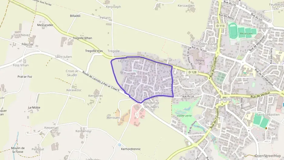 Maison 119 m² six pièces à vendre à Lannilis Maison 119 m² six pièces à vendre à Lannilis