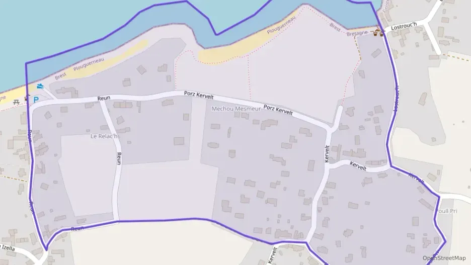 Maison 72 m² trois pièces à vendre à Plouguerneau