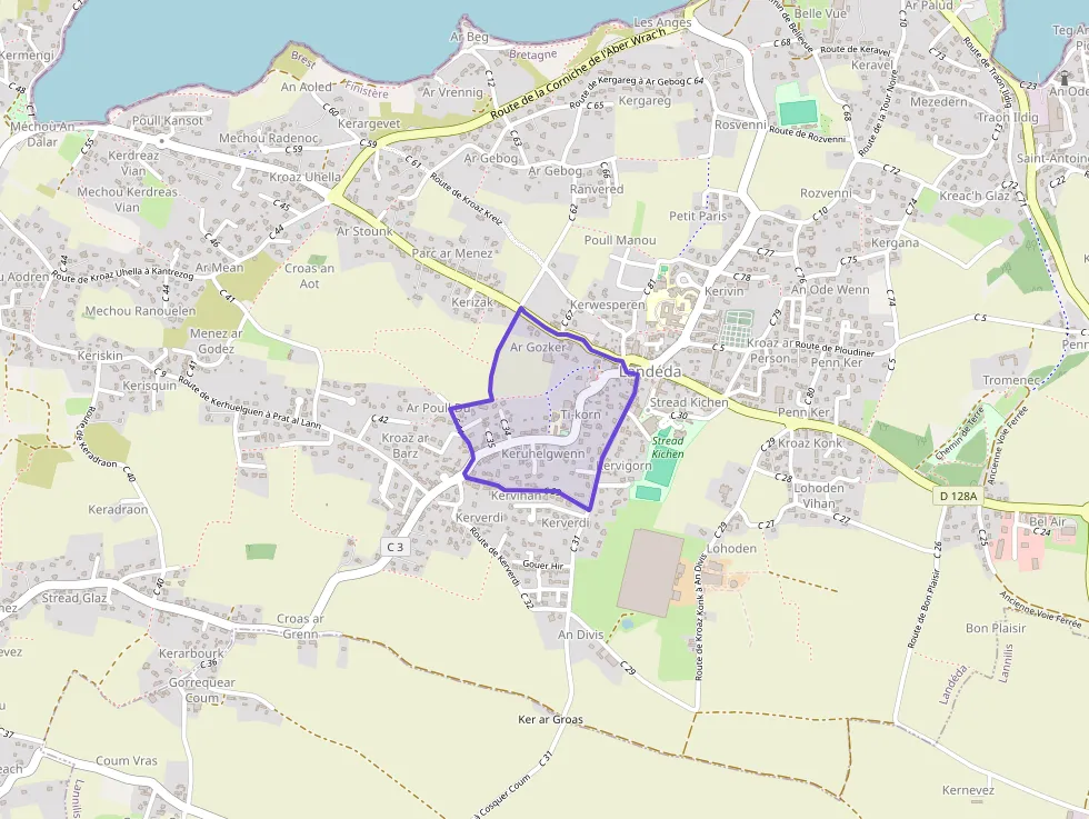 Maison 65 m² trois pièces à vendre à Landéda