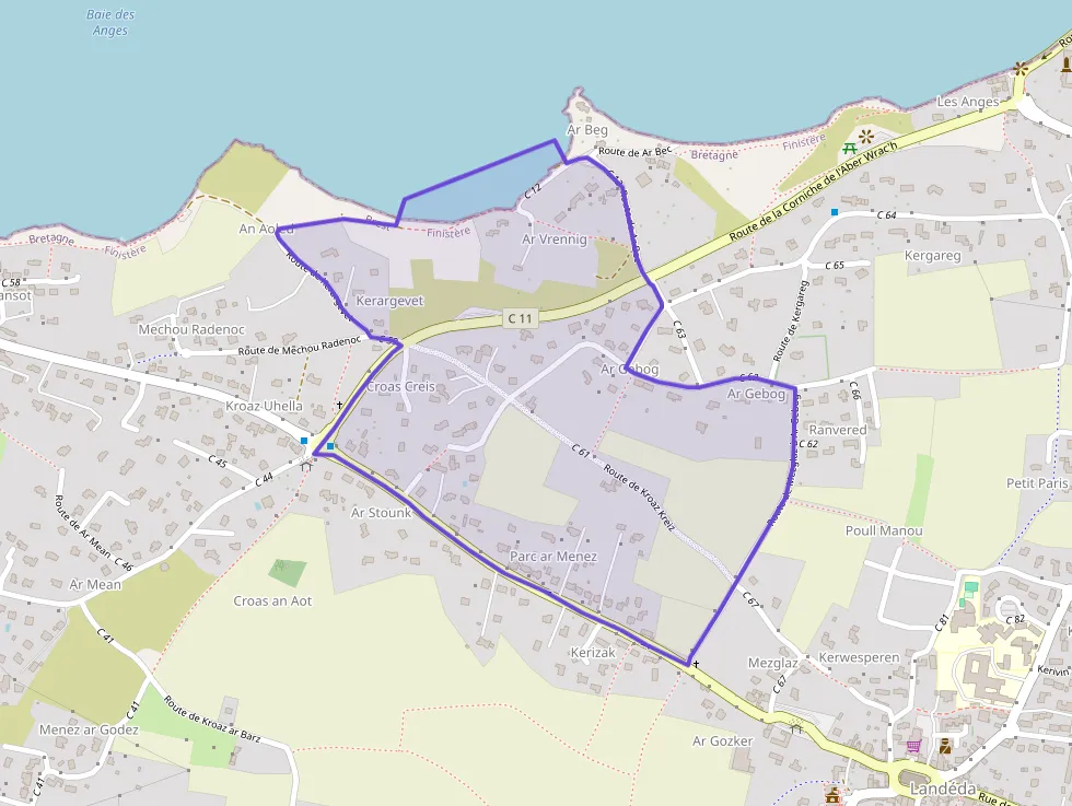 Maison 93 m² quatre pièces à vendre à Landéda