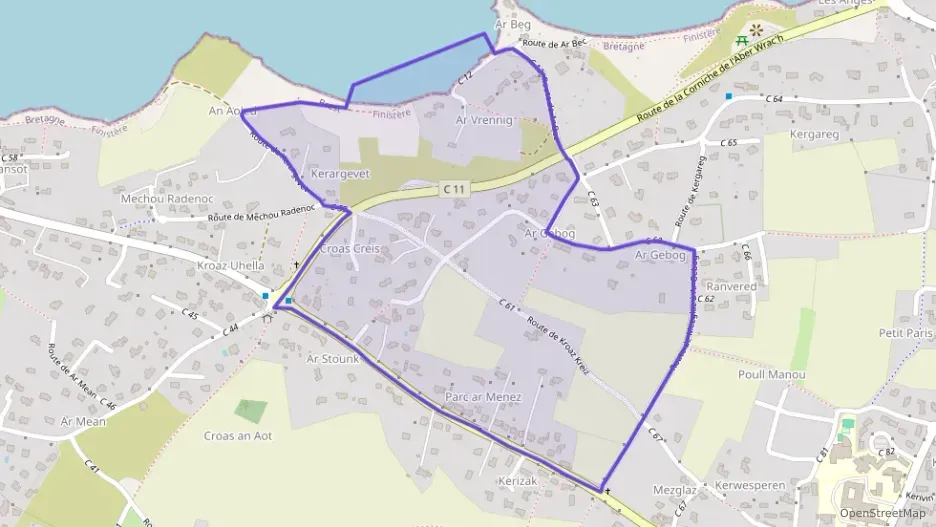 Maison 93 m² quatre pièces à vendre à Landéda Maison 93 m² quatre pièces à vendre à Landéda