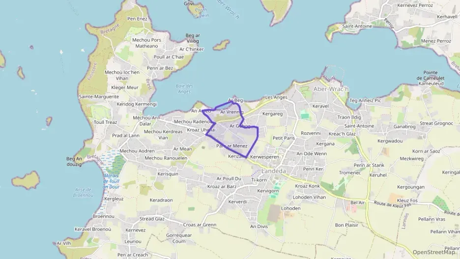 Maison 93 m² quatre pièces à vendre à Landéda Maison 93 m² quatre pièces à vendre à Landéda