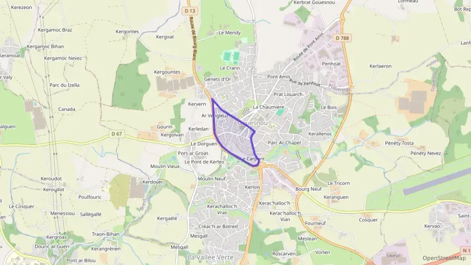 Maison 66 m² quatre pièces à vendre à Gouesnou