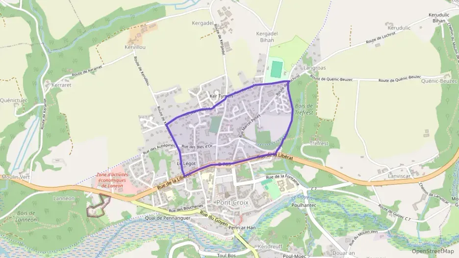 Maison 78 m² trois pièces à vendre à Pont-Croix Maison 78 m² trois pièces à vendre à Pont-Croix