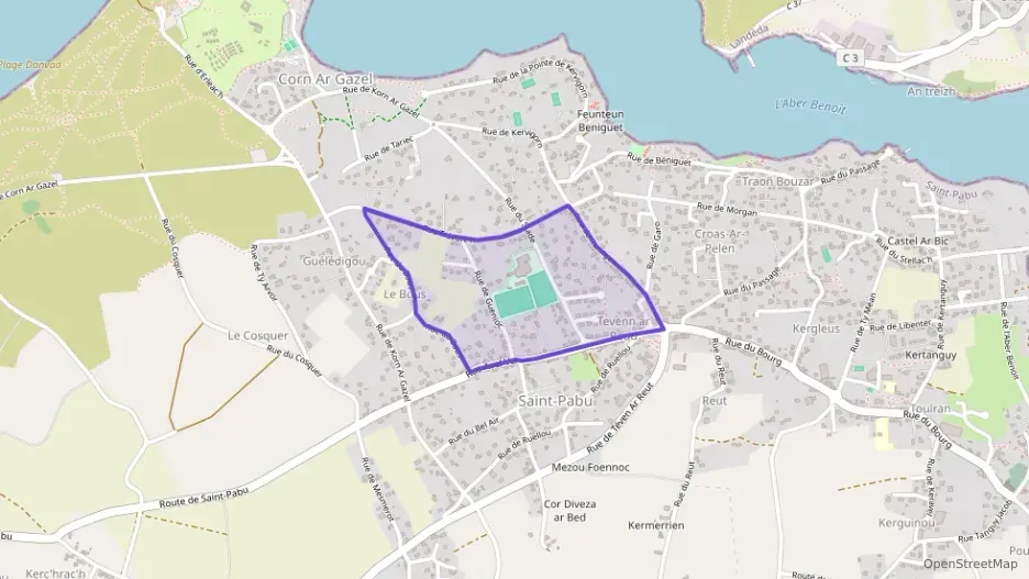 Maison 108 m² cinq pièces à vendre à Saint-Pabu Maison 108 m² cinq pièces à vendre à Saint-Pabu