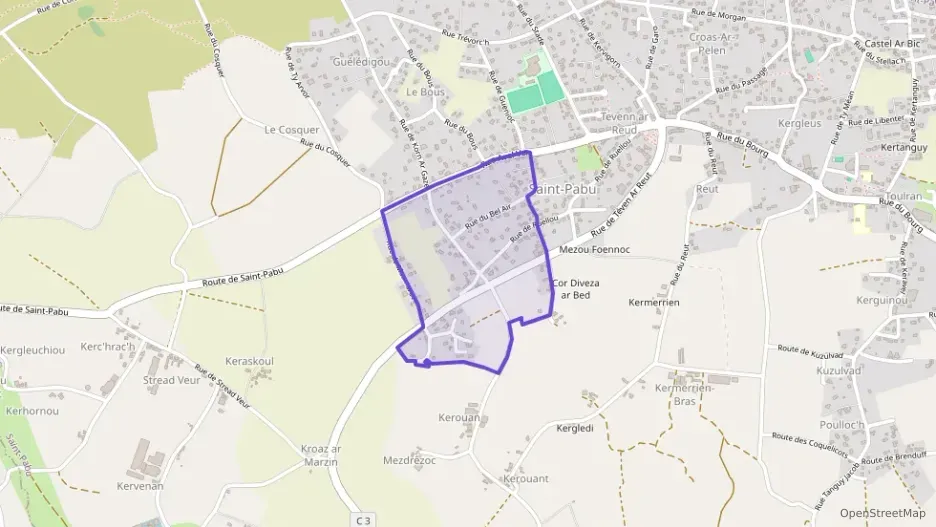 Maison 86 m² cinq pièces à vendre à Saint-Pabu Maison 86 m² cinq pièces à vendre à Saint-Pabu