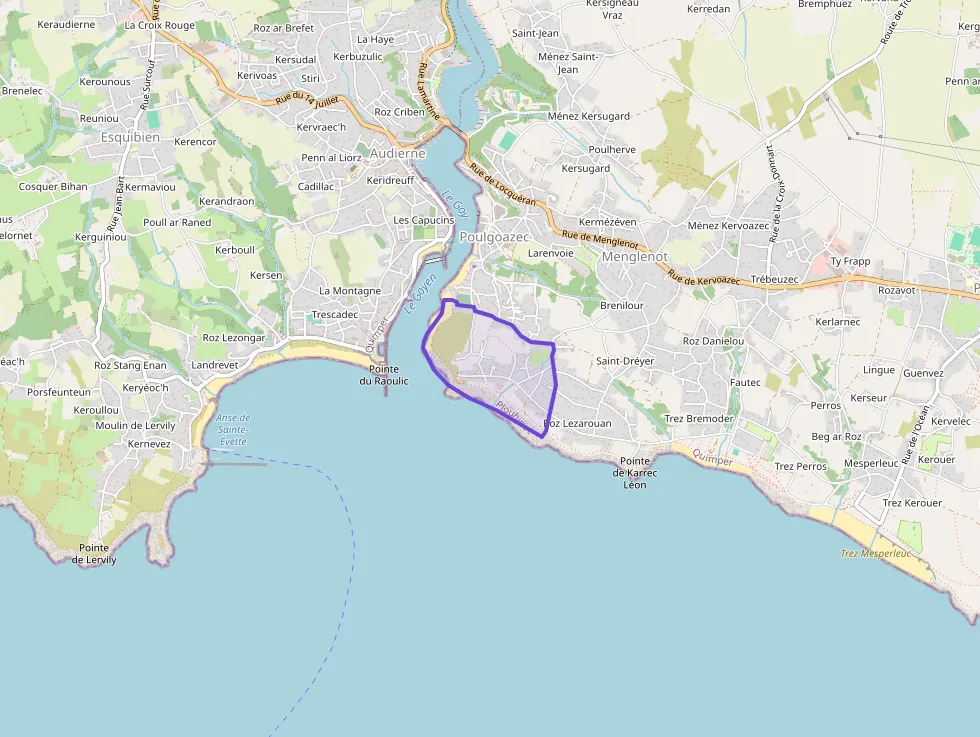 Maison 89 m² quatre pièces à vendre à Plouhinec