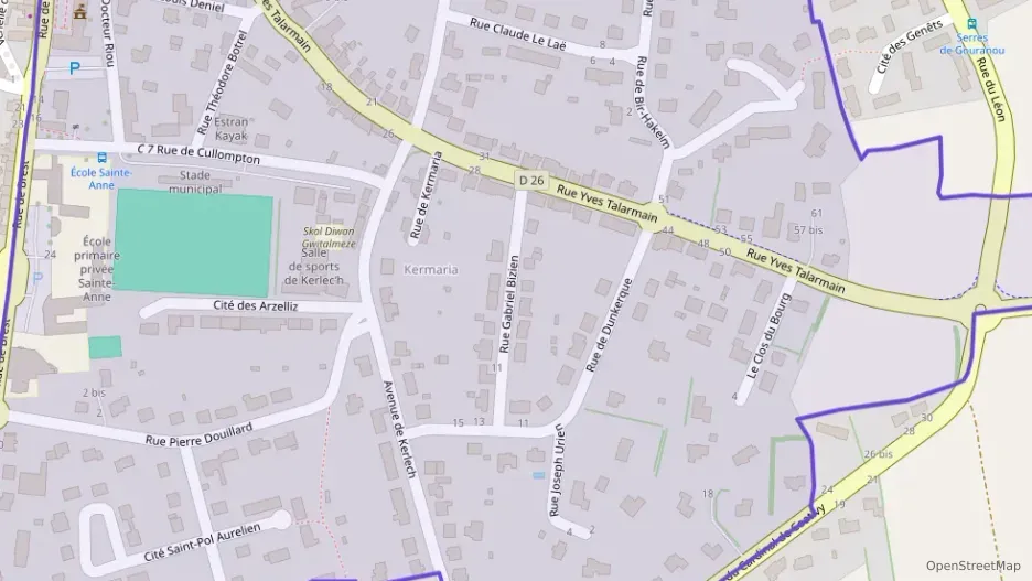 Maison 82 m² quatre pièces à vendre à Ploudalmézeau Maison 82 m² quatre pièces à vendre à Ploudalmézeau