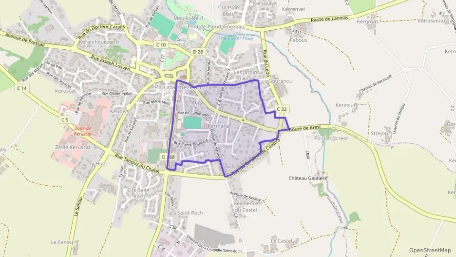 Maison 82 m² quatre pièces à vendre à Ploudalmézeau Maison 82 m² quatre pièces à vendre à Ploudalmézeau