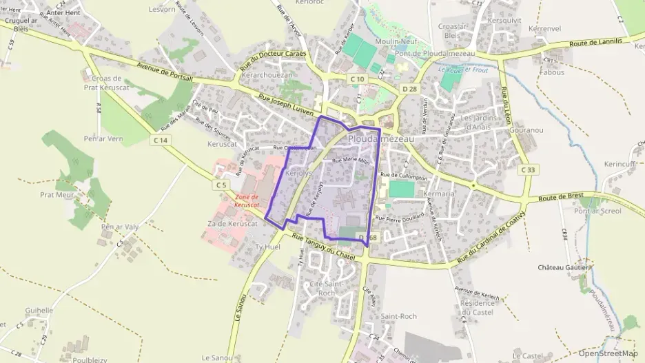 Maison 70 m² trois pièces à vendre à Ploudalmézeau