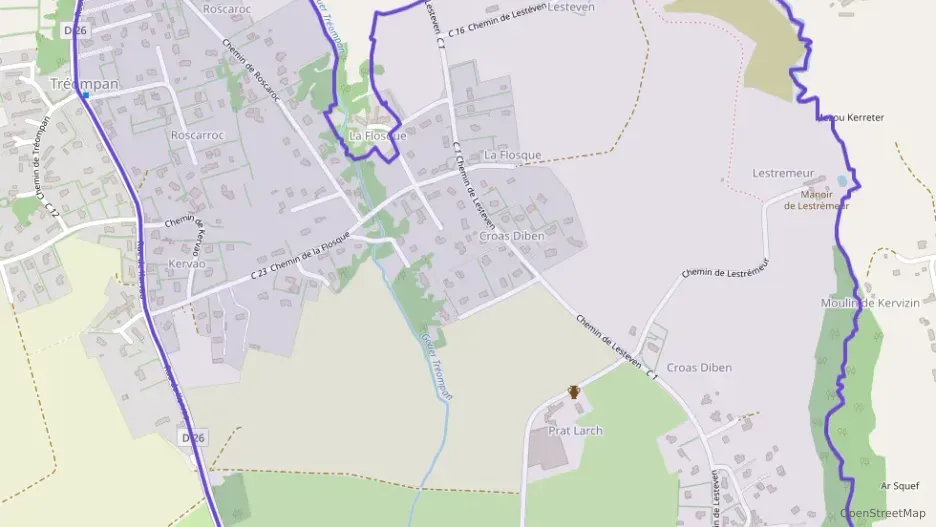 Maison 99 m² quatre pièces à vendre à Ploudalmézeau Maison 99 m² quatre pièces à vendre à Ploudalmézeau