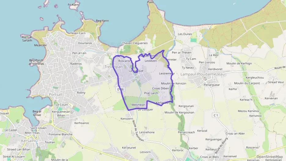 Maison 99 m² quatre pièces à vendre à Ploudalmézeau Maison 99 m² quatre pièces à vendre à Ploudalmézeau