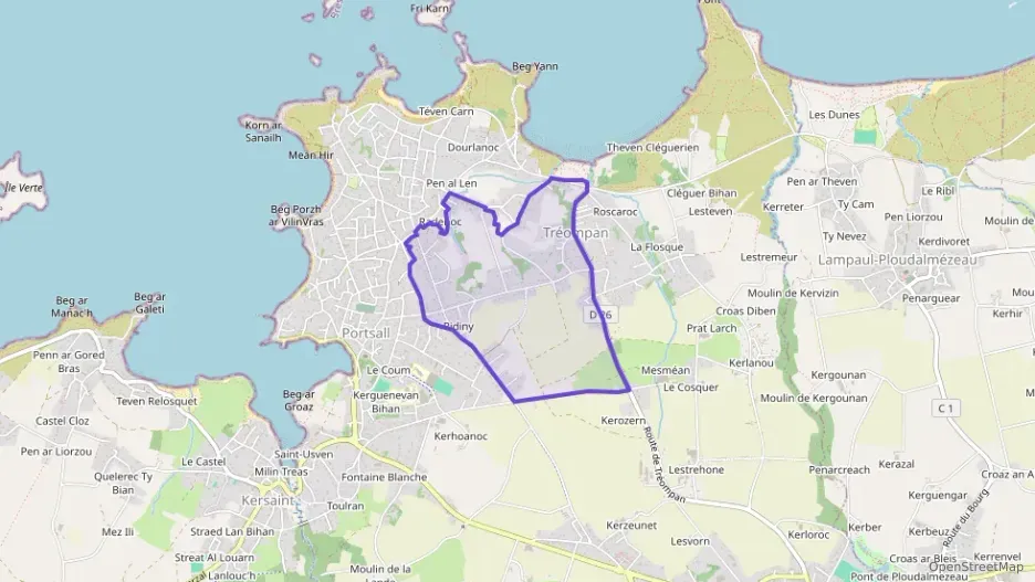 Maison 111 m² six pièces à vendre à Ploudalmézeau