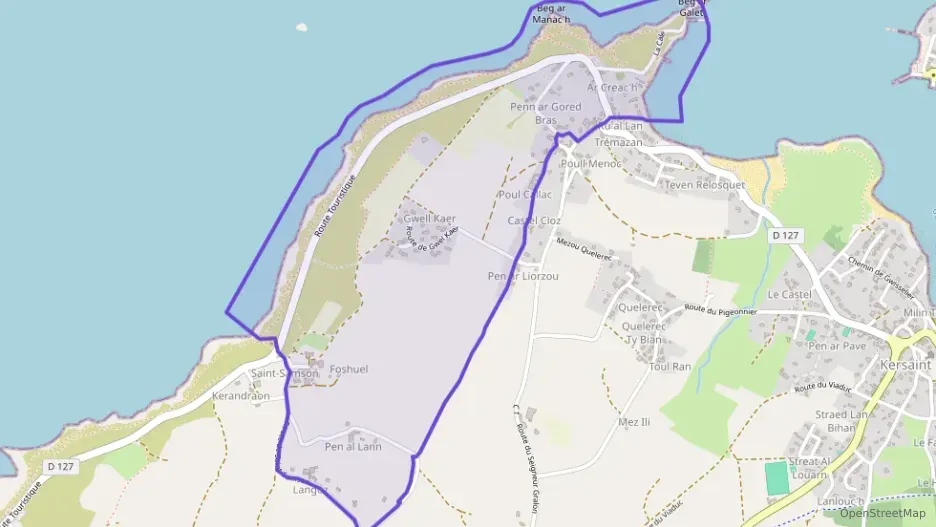 Maison 86 m² deux pieces à vendre à Landunvez