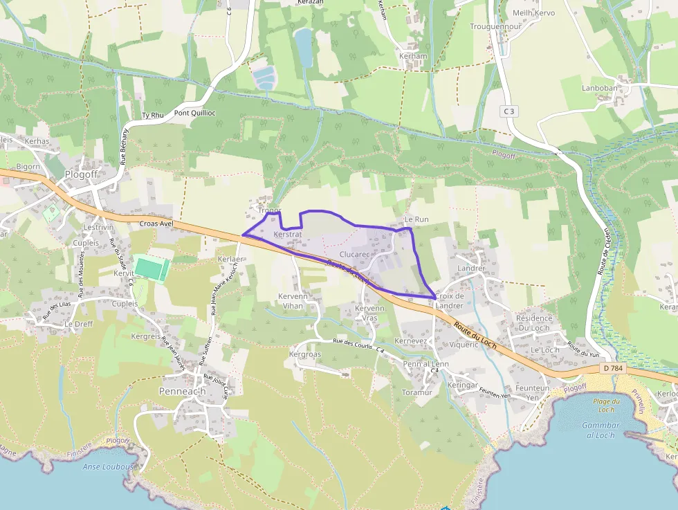 Maison 84 m² trois pièces à vendre à Plogoff