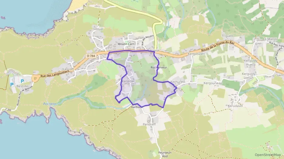 Maison 88 m² trois pièces à vendre à Plogoff